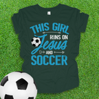Jesus and Soccer Youth Shirt