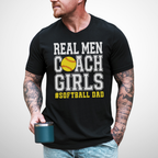 Real Men Softball Dad T-Shirt