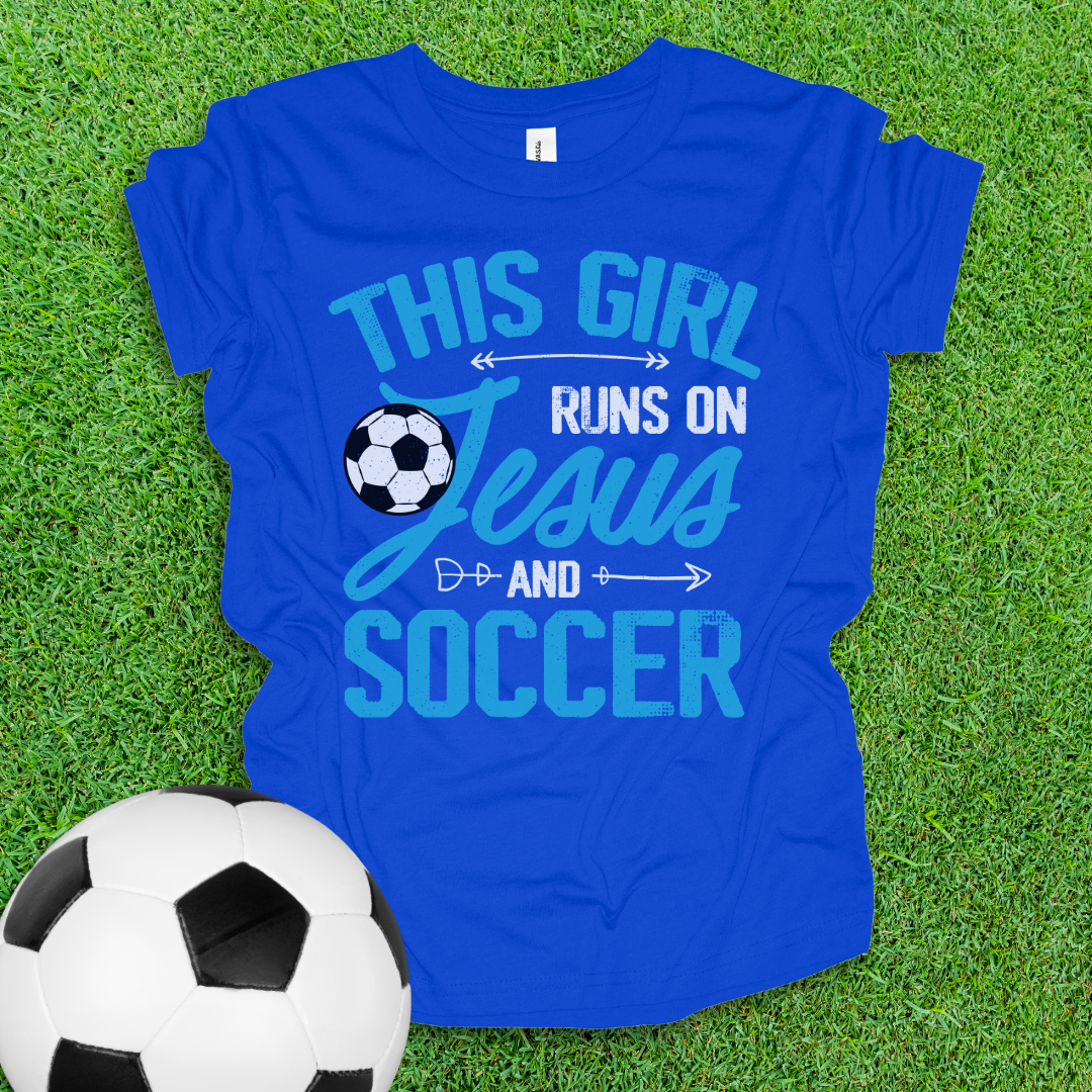 Jesus and Soccer Youth Shirt