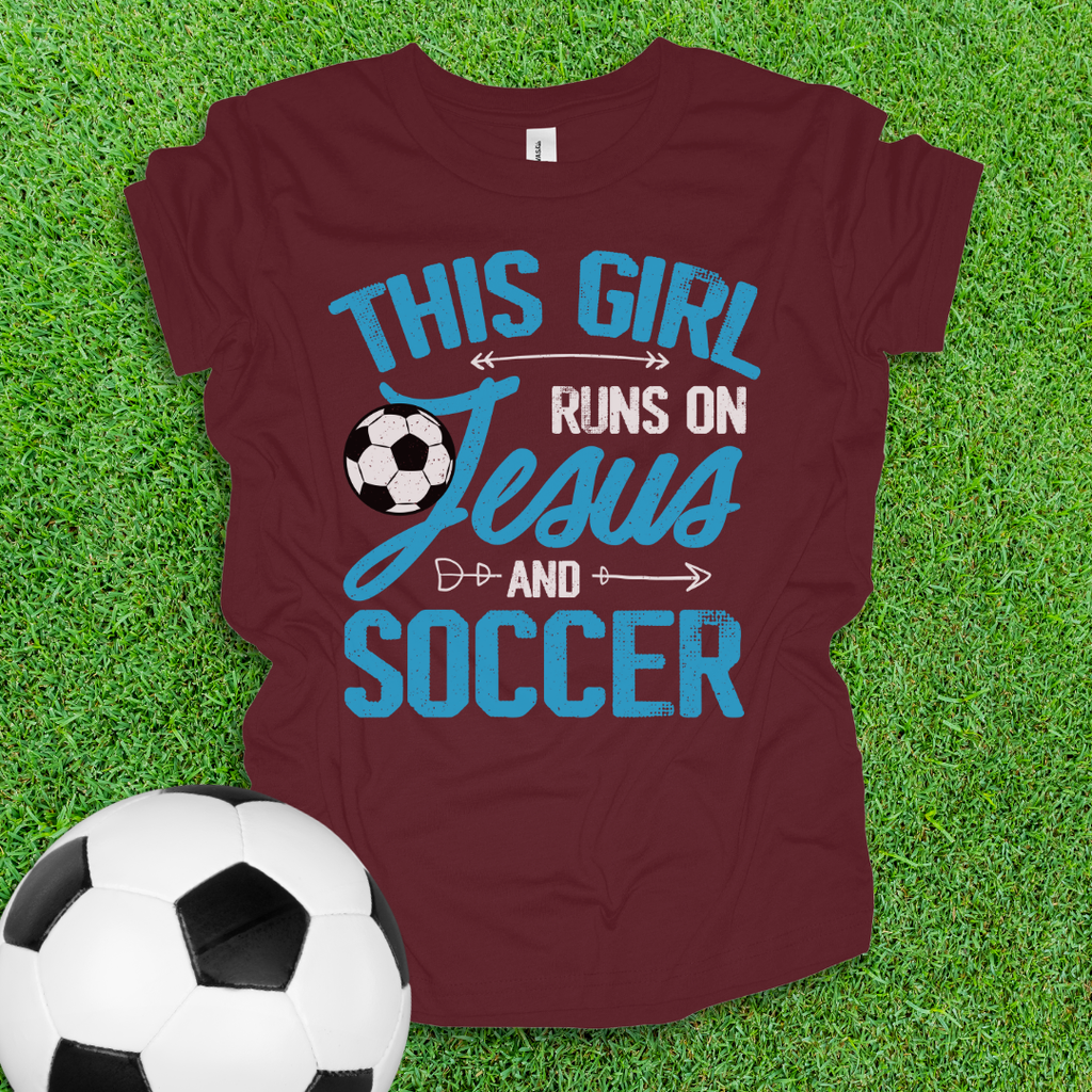 Jesus and Soccer Youth Shirt