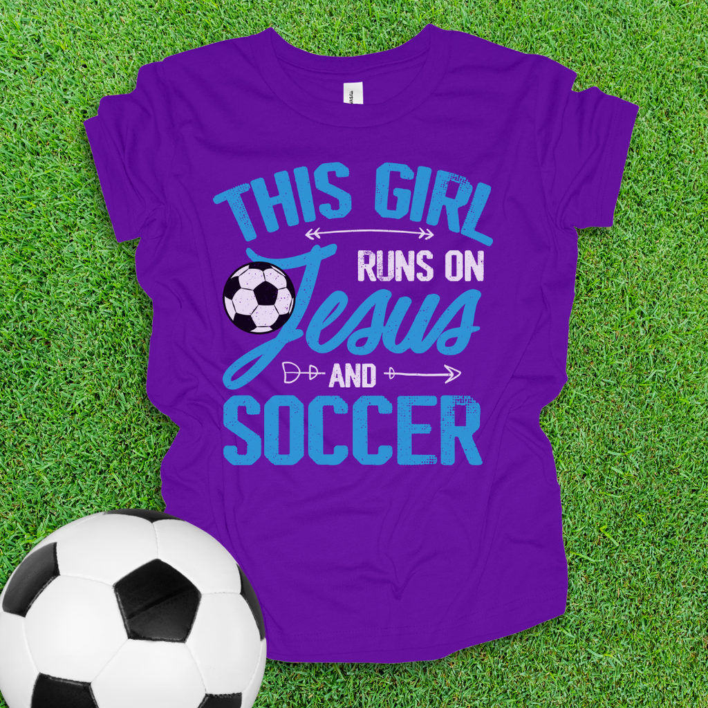 Jesus and Soccer Youth Shirt
