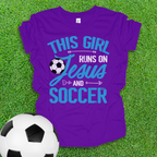 Jesus and Soccer Youth Shirt