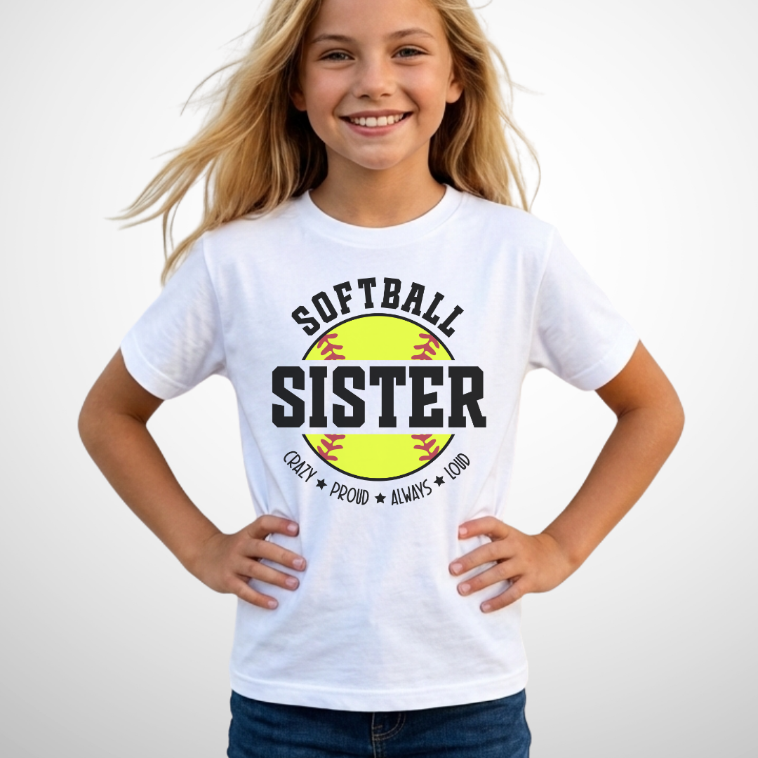 Softball Sister Youth Shirt