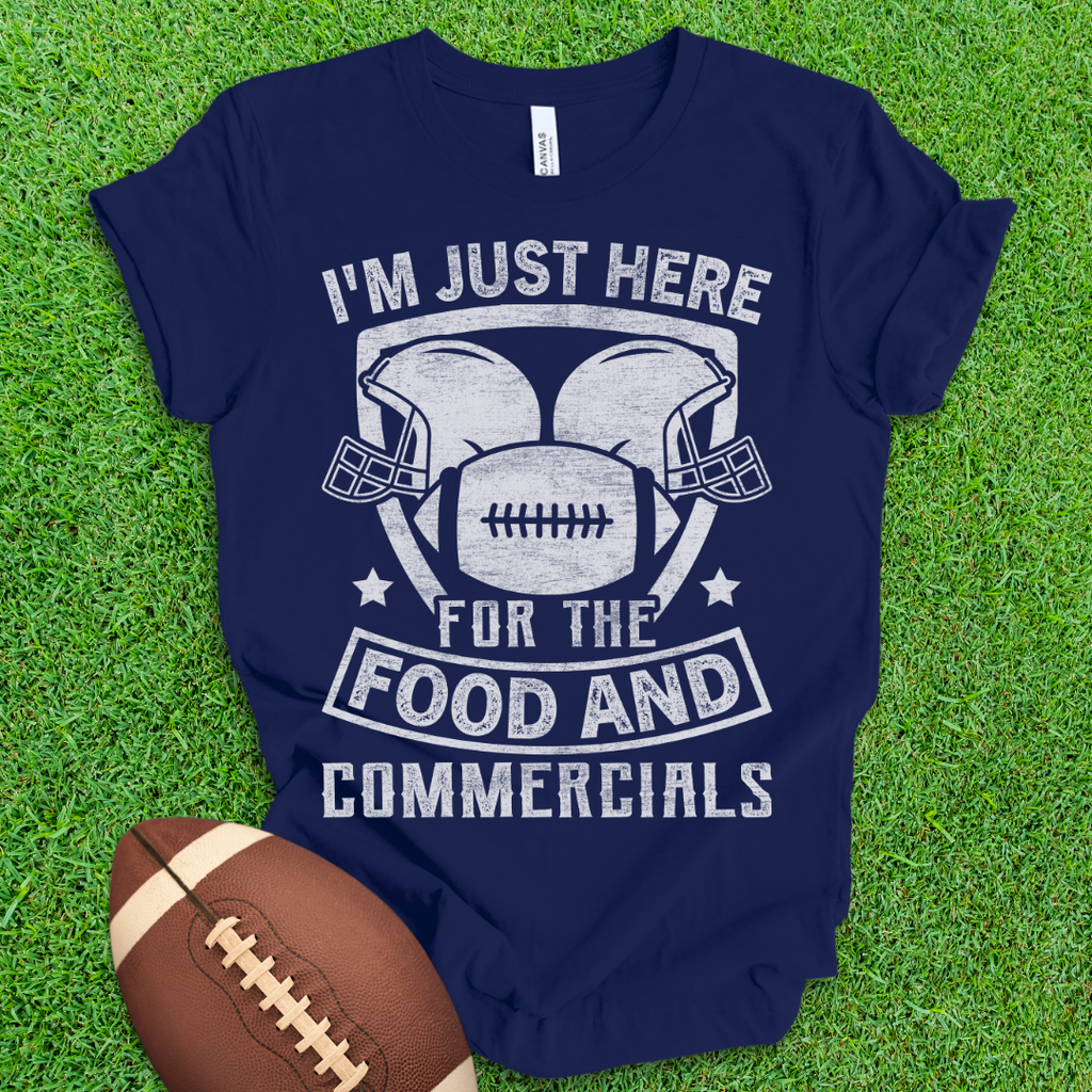 Food and Commercials Football T-Shirt