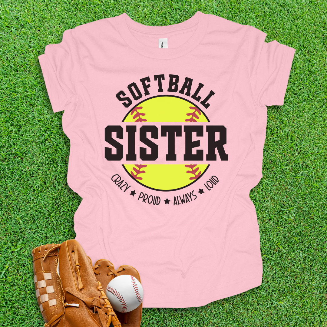 Softball Sister Youth Shirt