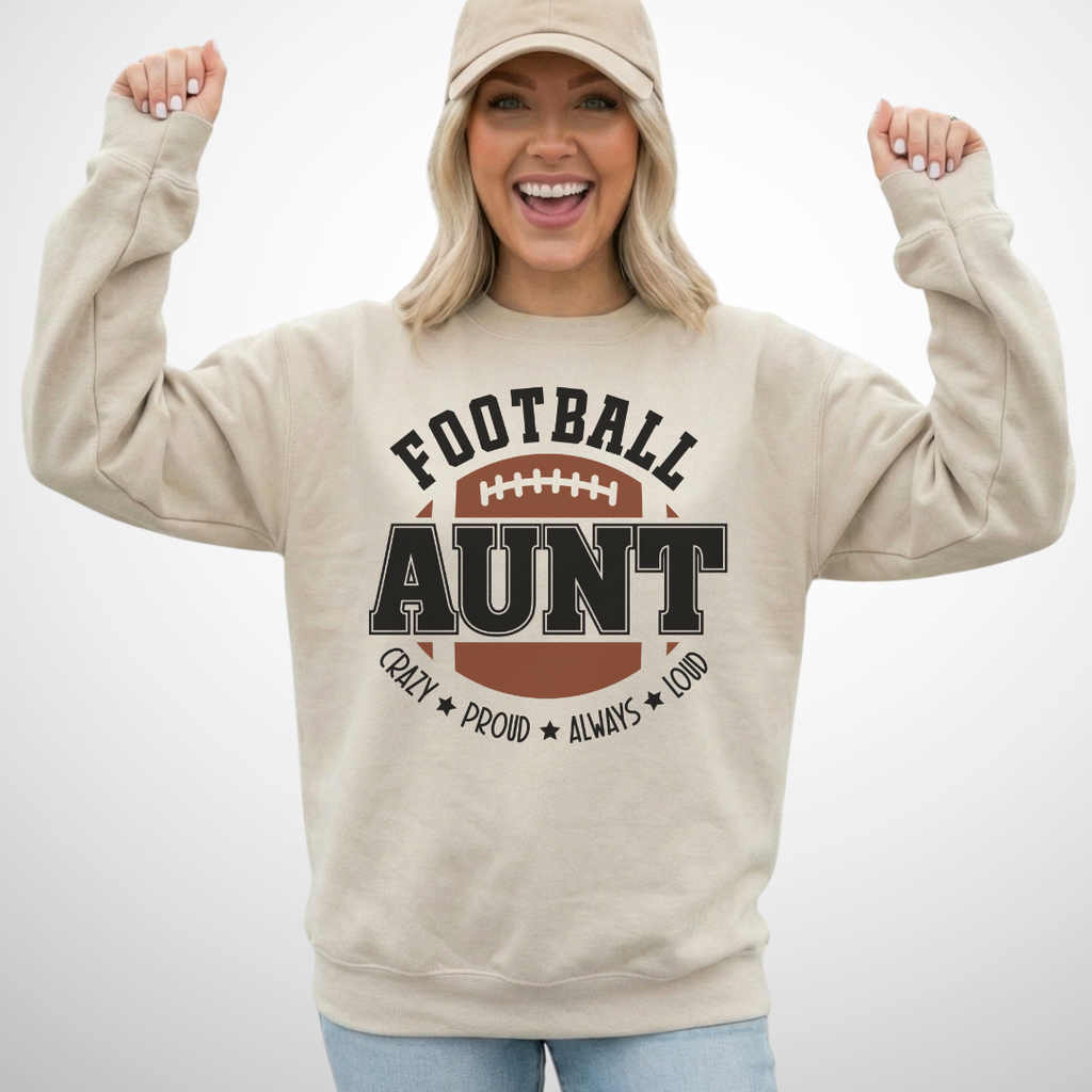 Football Aunt Sweatshirt