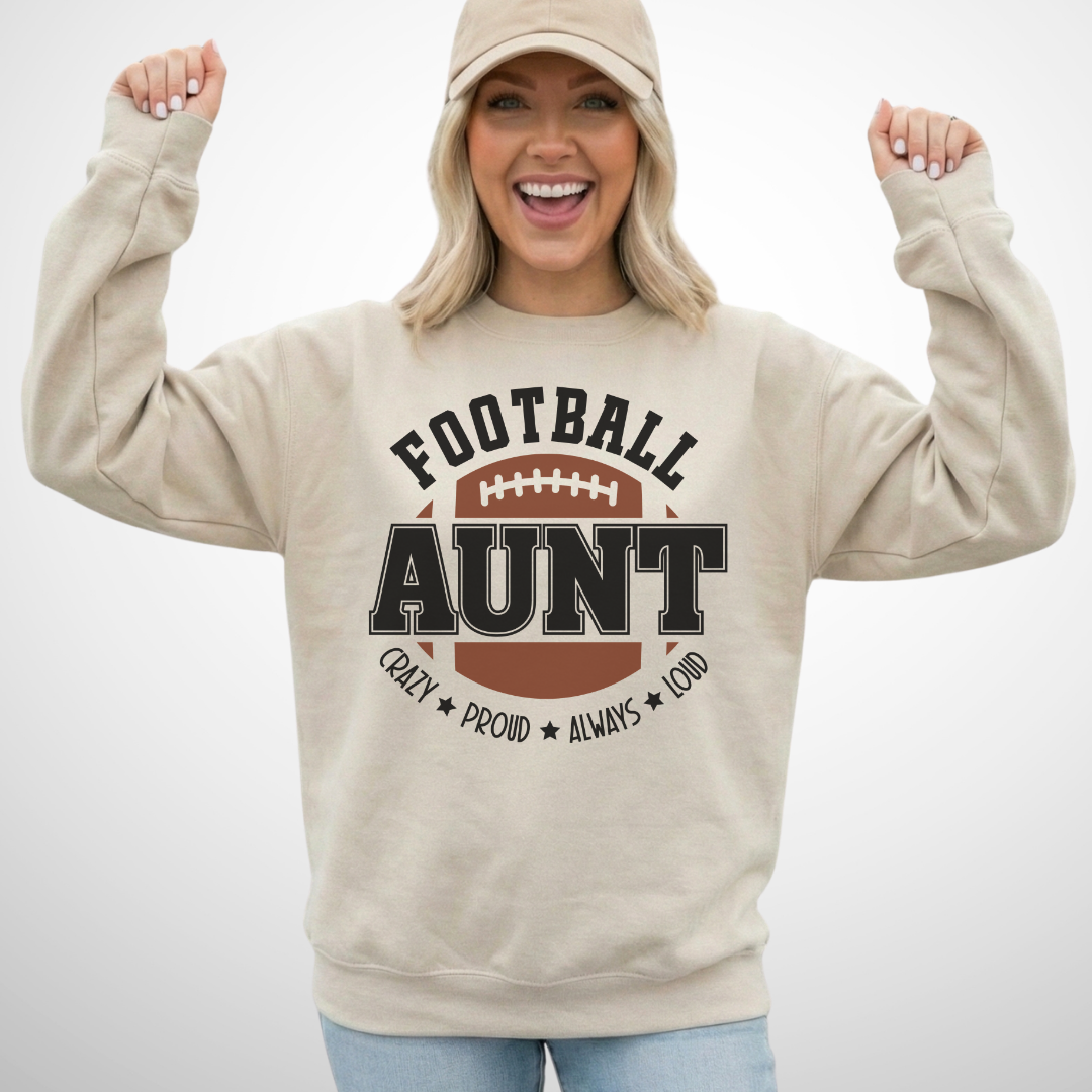 Football Aunt Sweatshirt