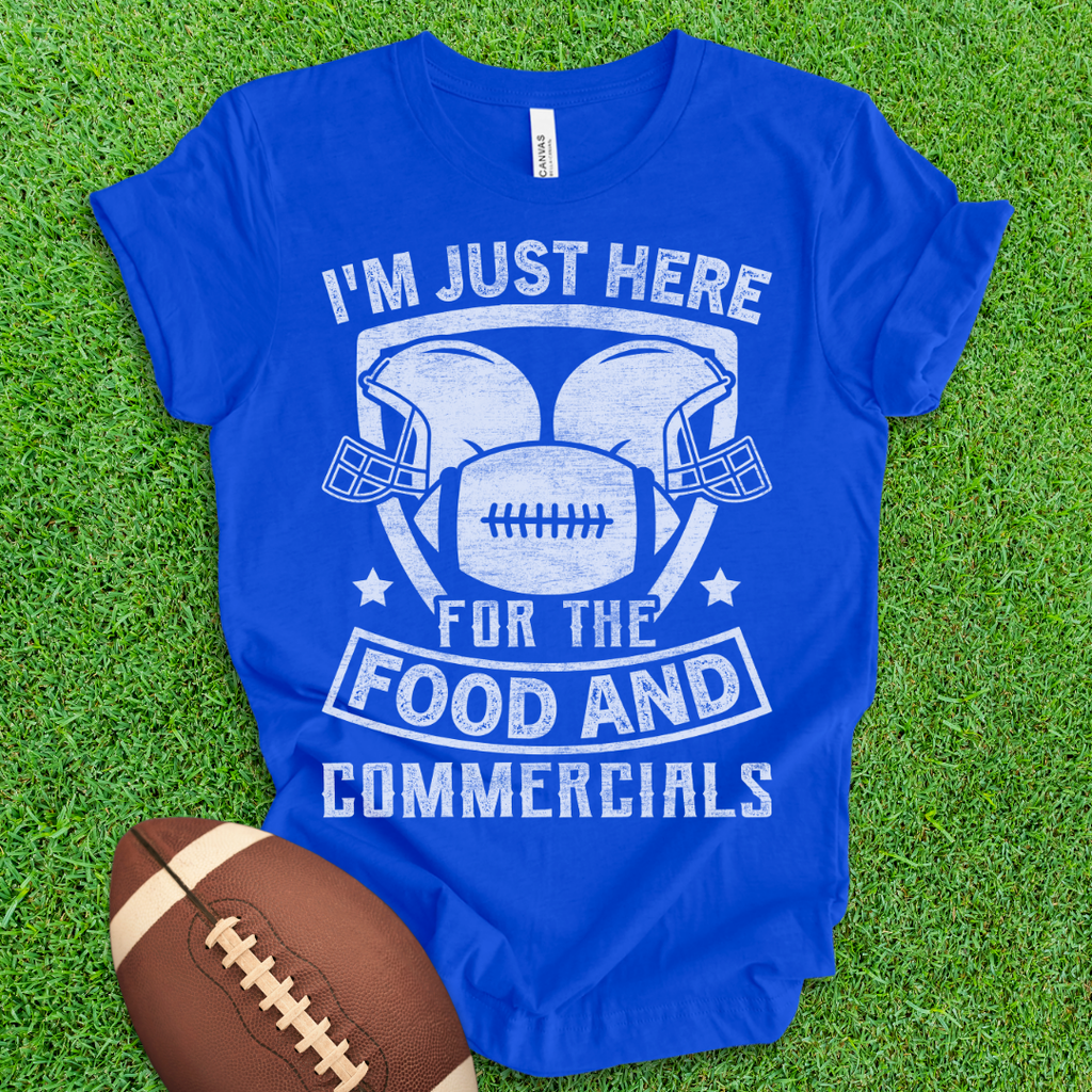 Food and Commercials Football T-Shirt