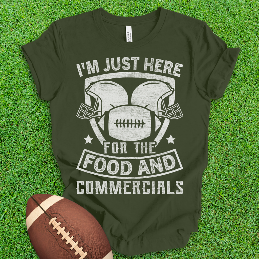 Food and Commercials Football T-Shirt