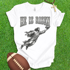 He Is Risen Football T-Shirt