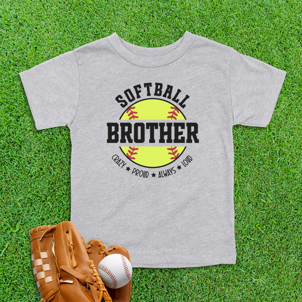 Softball Brother Toddler Shirt