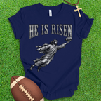 He Is Risen Football T-Shirt