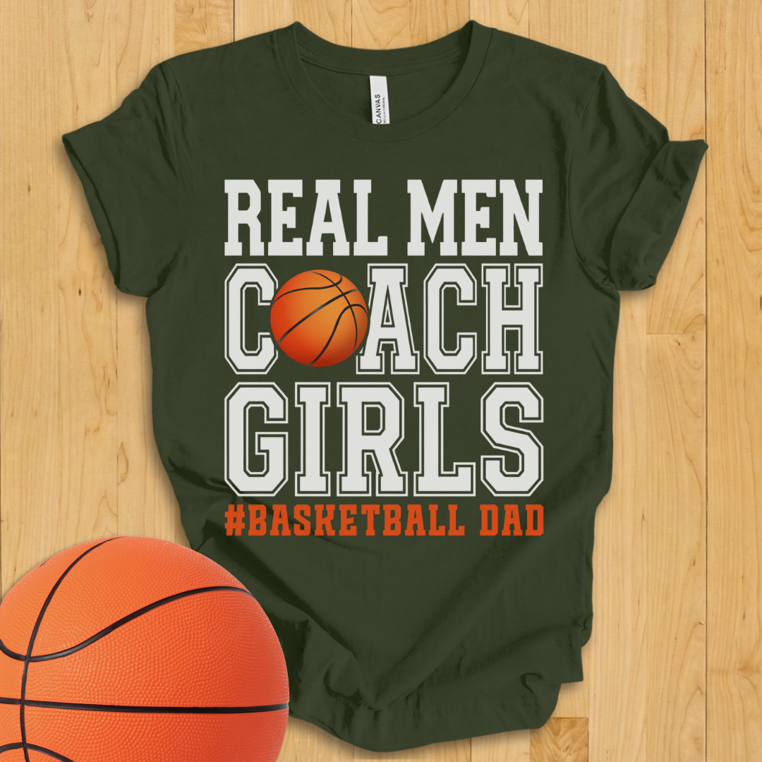 Real Men Basketball Dad T-Shirt