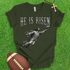 He Is Risen Football T-Shirt