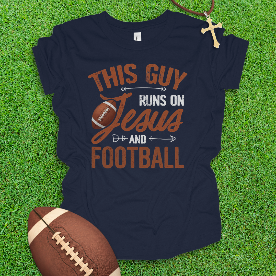 Jesus and Football Youth T-Shirt