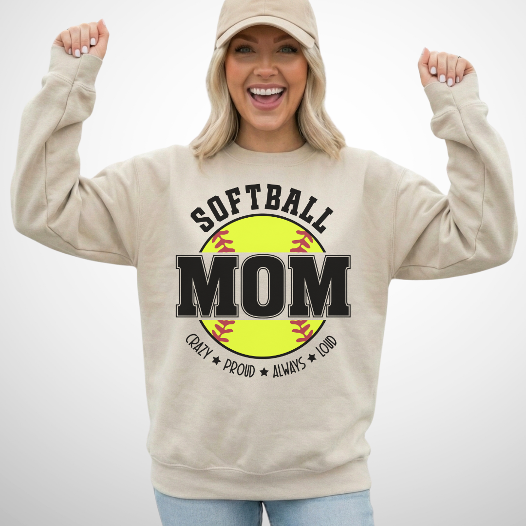 Softball Mom Sweatshirt
