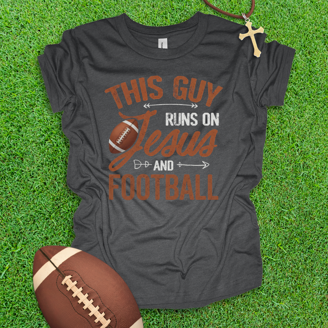 Jesus and Football Youth T-Shirt