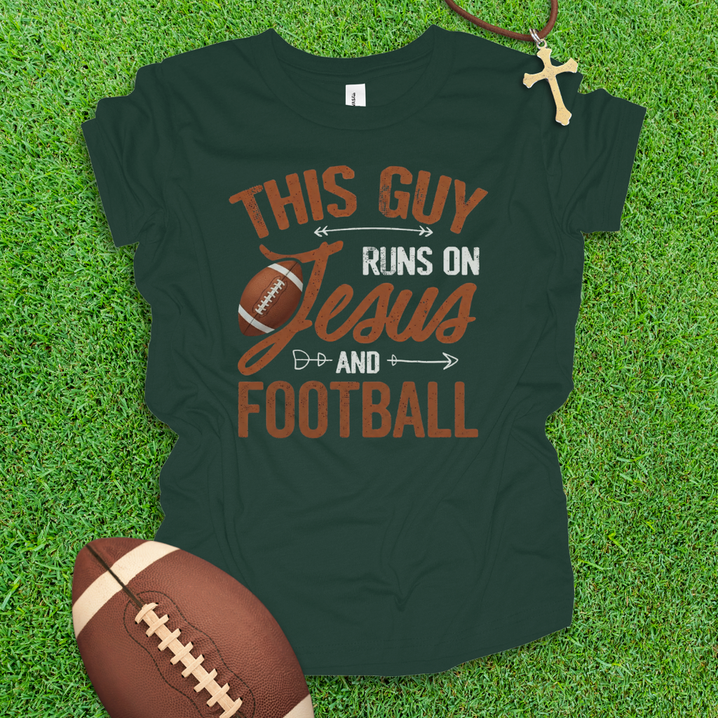 Jesus and Football Youth T-Shirt