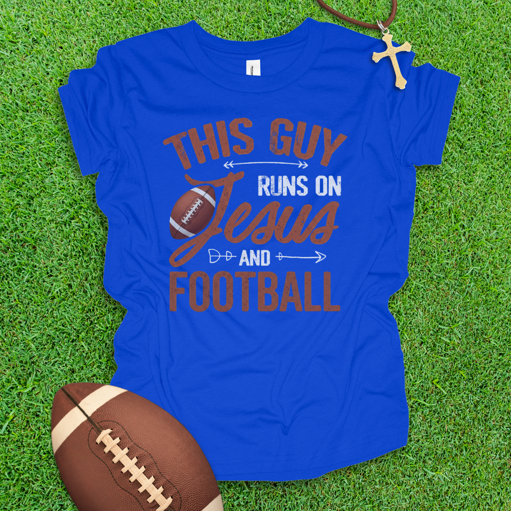 Jesus and Football Youth T-Shirt