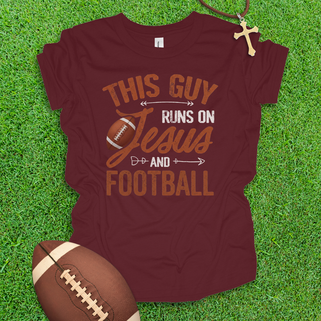 Jesus and Football Youth T-Shirt