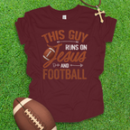 Jesus and Football Youth T-Shirt