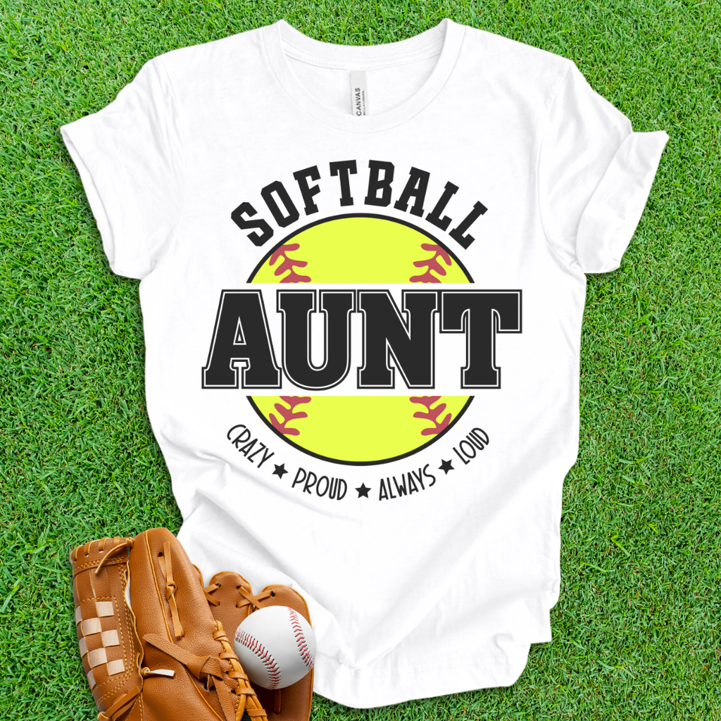 Softball Aunt T-Shirt