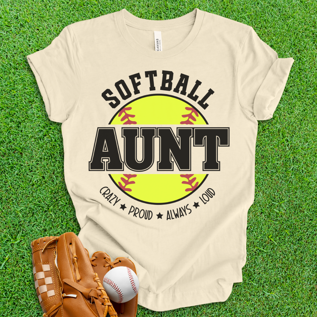 Softball Aunt T-Shirt