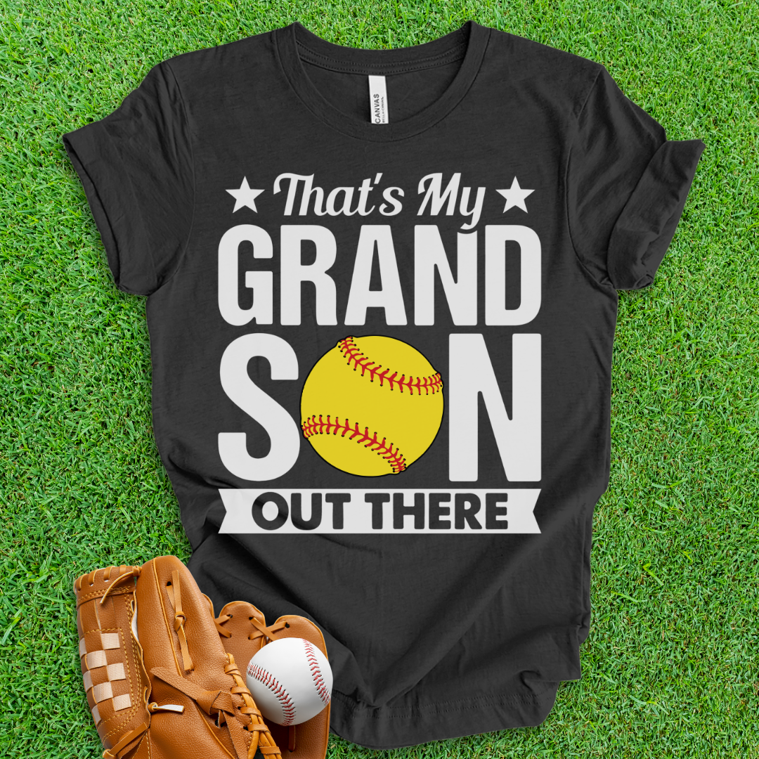 That's My Grandson Softball T-Shirt