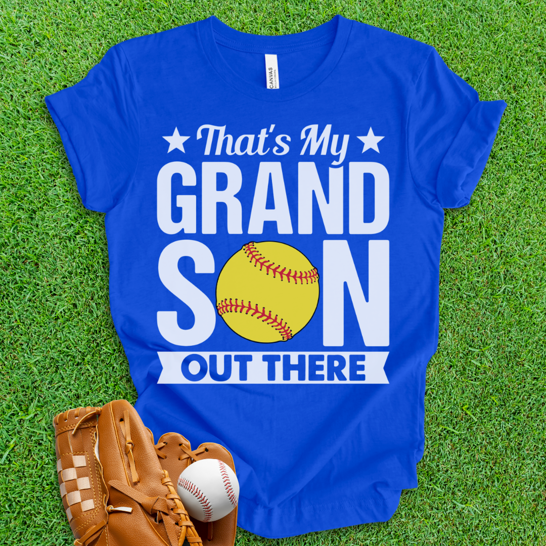 That's My Grandson Softball T-Shirt