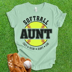 Softball Aunt T-Shirt