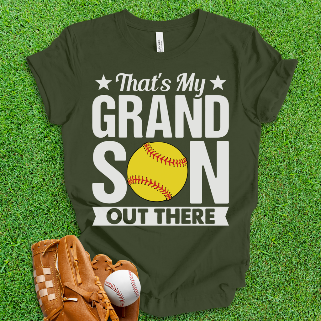 That's My Grandson Softball T-Shirt