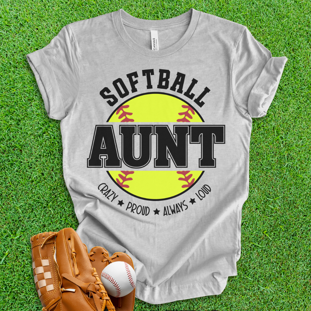 Softball Aunt T-Shirt