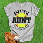 Softball Aunt T-Shirt