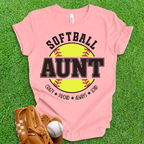 Softball Aunt T-Shirt