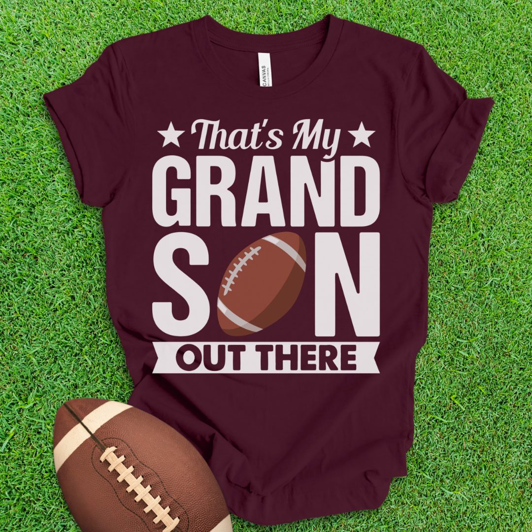 That's My Grandson Football T-Shirt