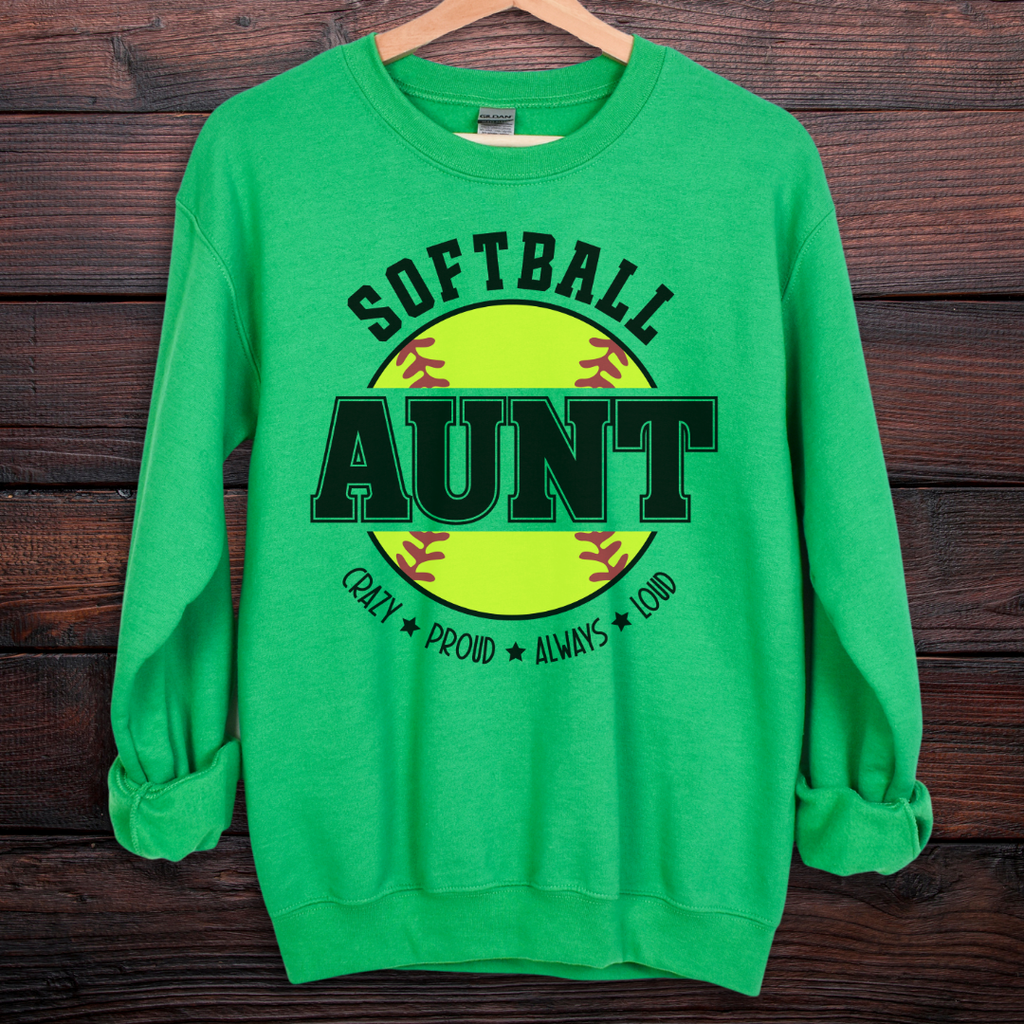 Softball Aunt Sweatshirt