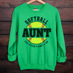 Softball Aunt Sweatshirt