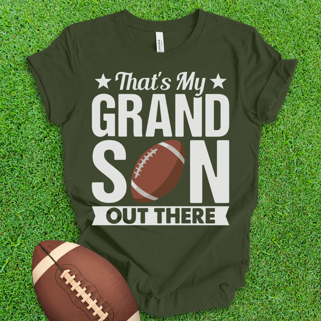 That's My Grandson Football T-Shirt