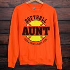 Softball Aunt Sweatshirt