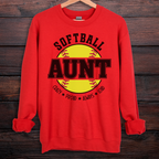 Softball Aunt Sweatshirt