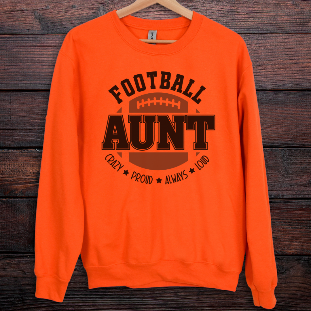 Football Aunt Sweatshirt
