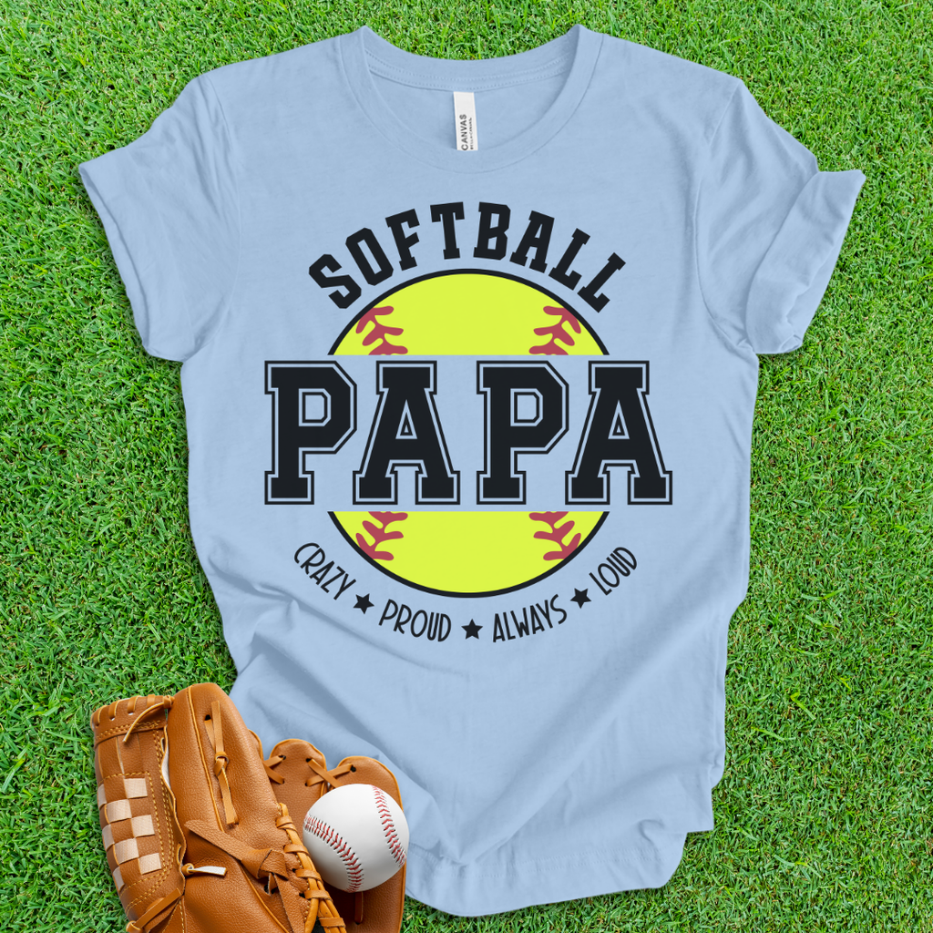 Softball Papa T-Shirt