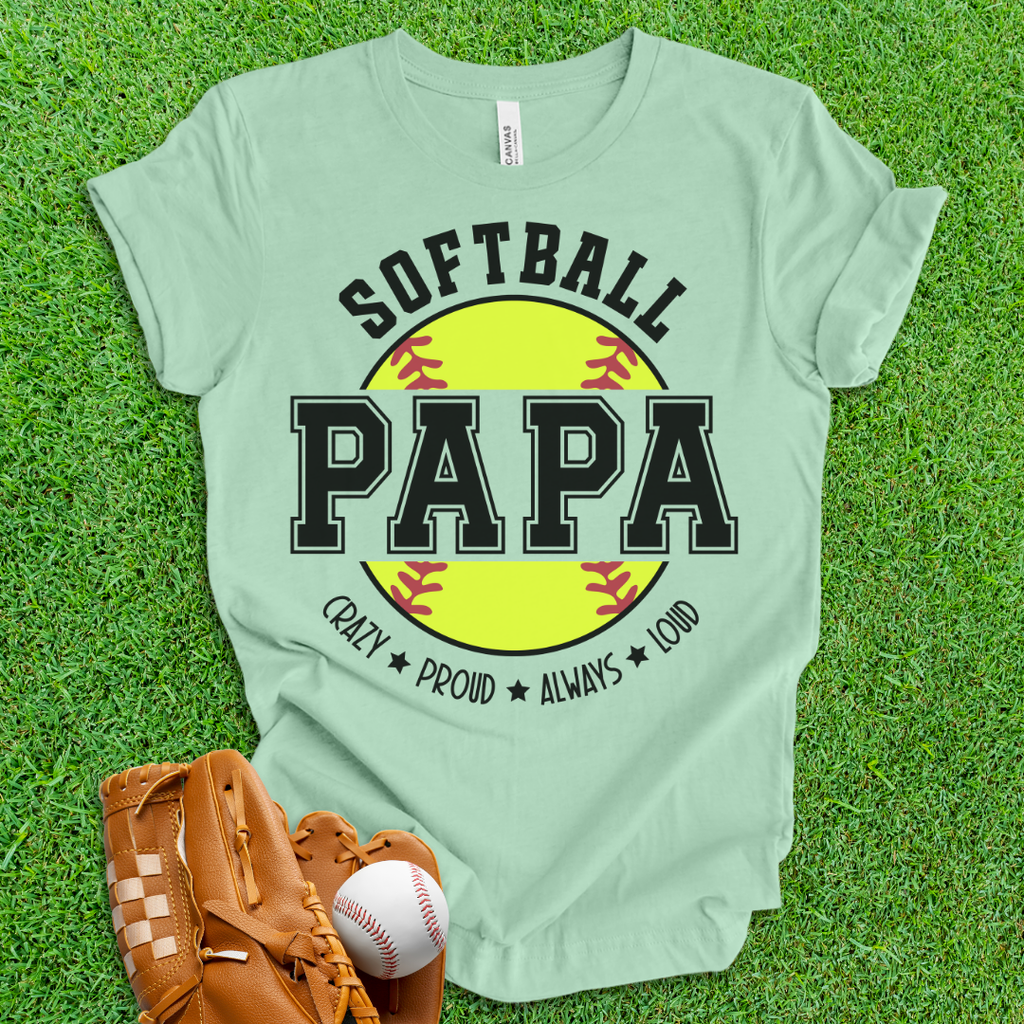 Softball Papa T-Shirt