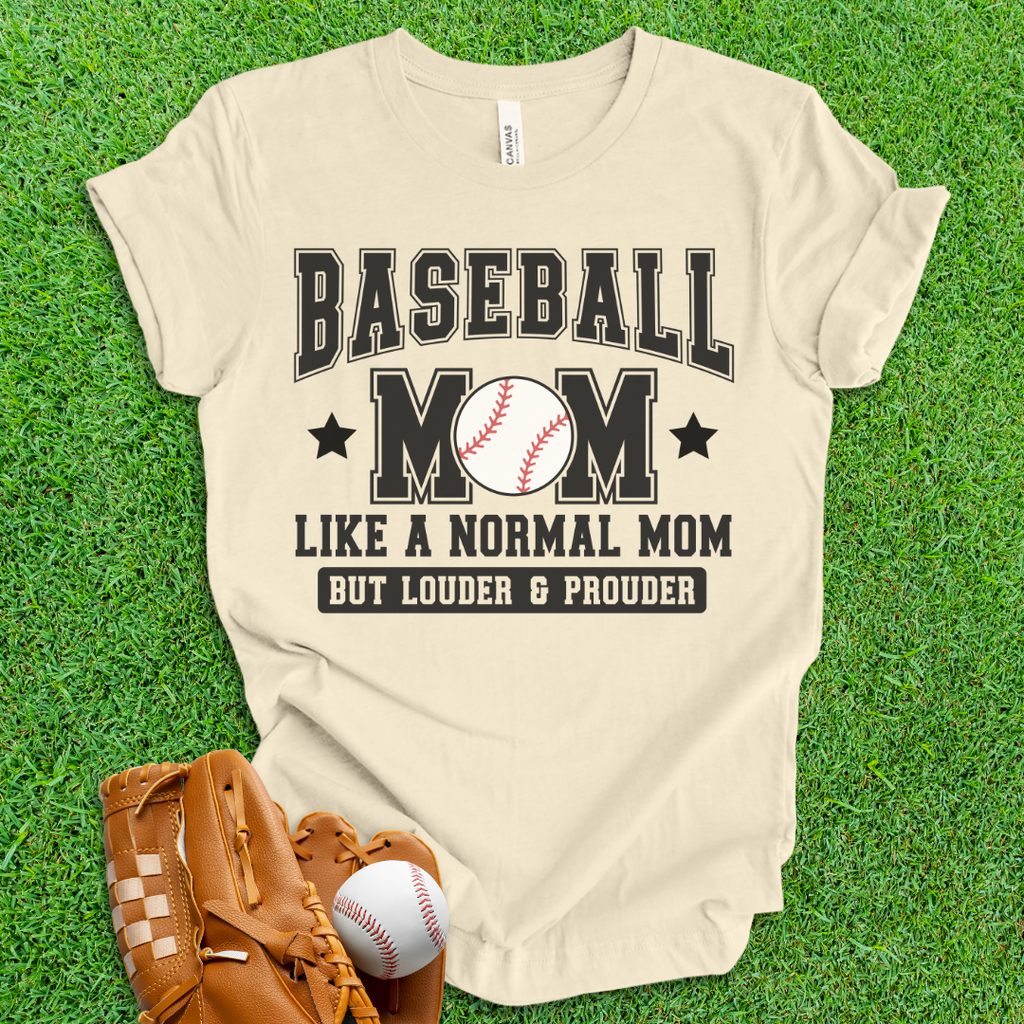 Baseball Mom Loud and Proud T-Shirt