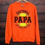 Softball Papa Sweatshirt