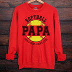Softball Papa Sweatshirt