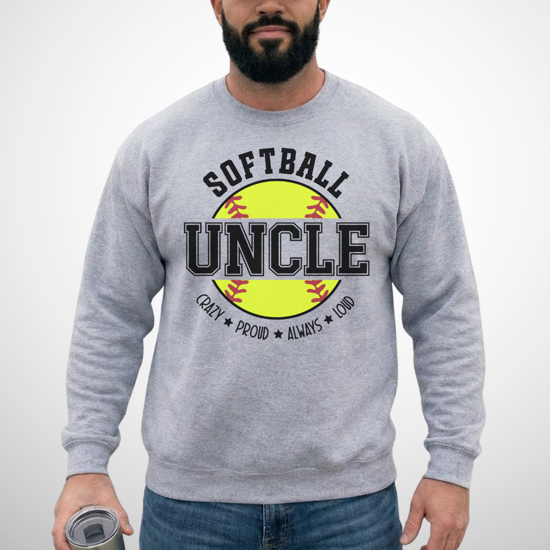 Softball Uncle Sweatshirt