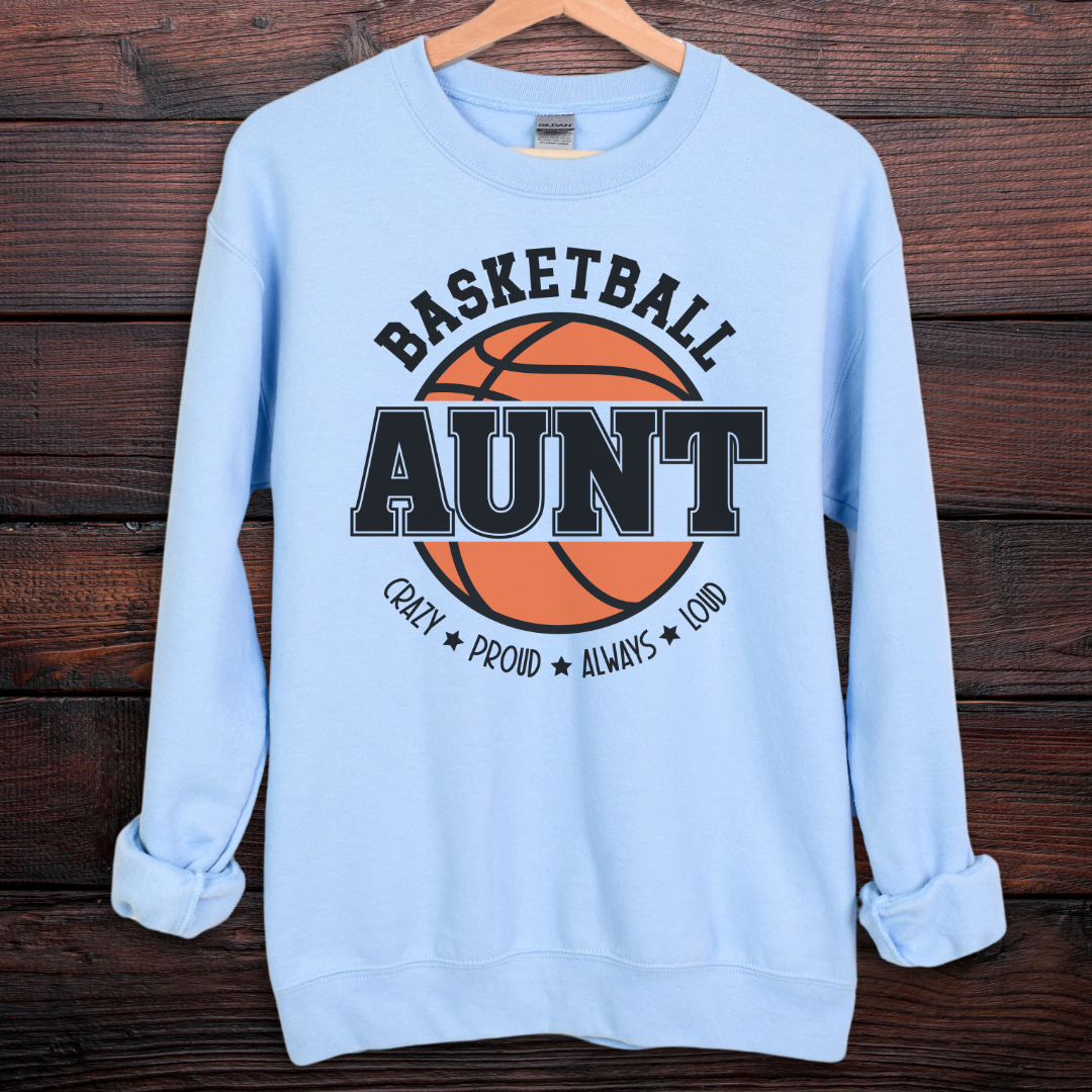 Basketball Aunt Sweatshirt