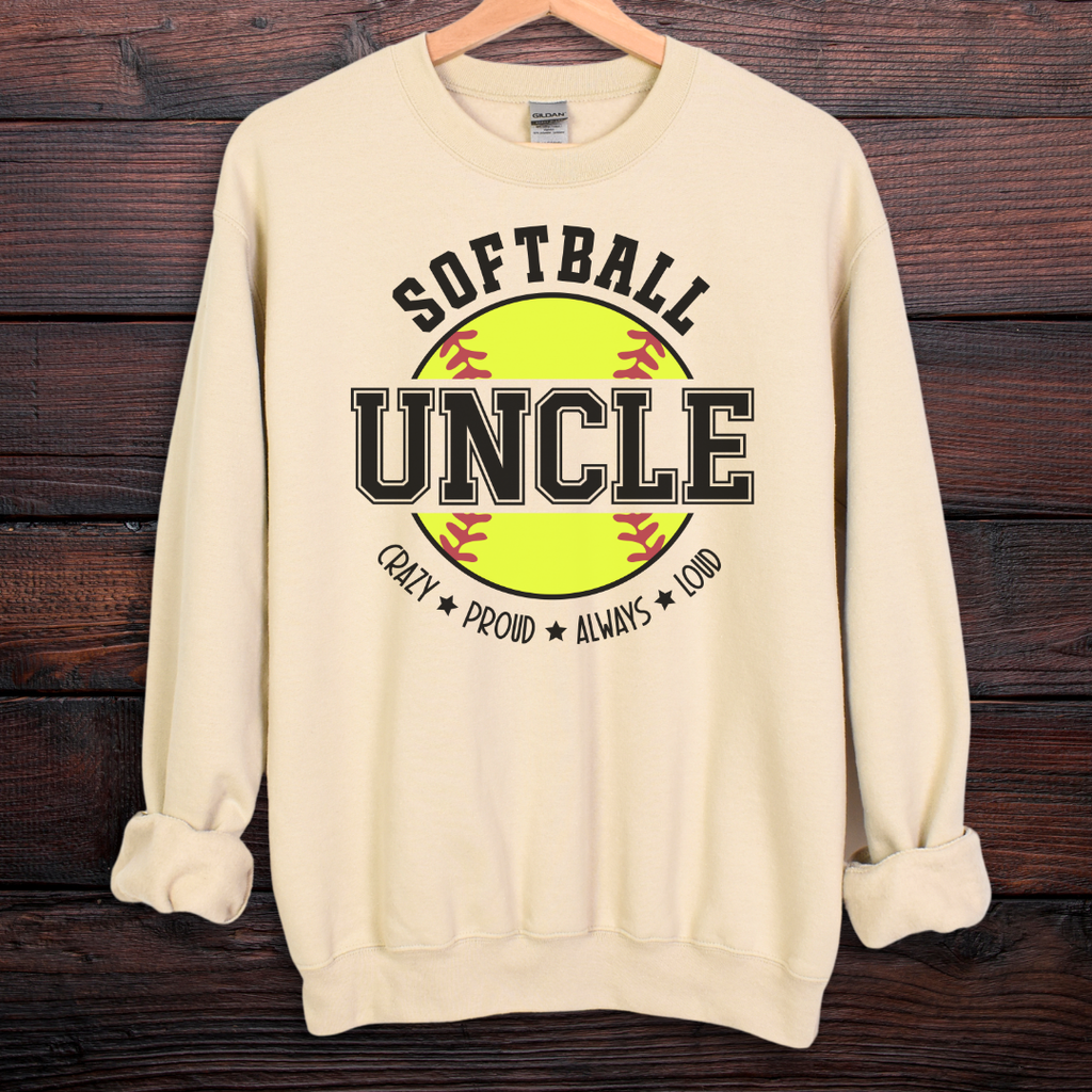 Softball Uncle Sweatshirt