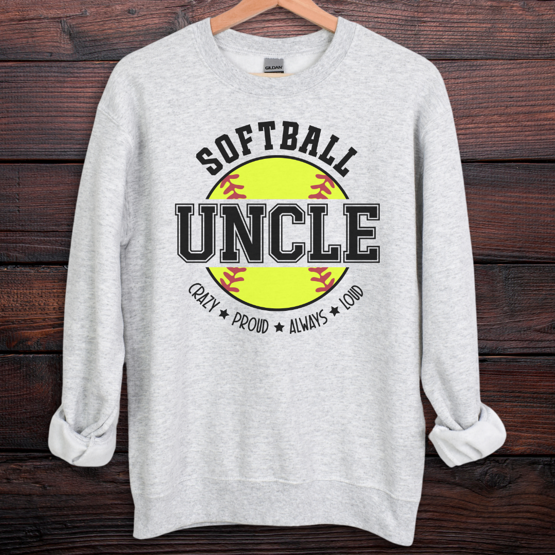 Softball Uncle Sweatshirt